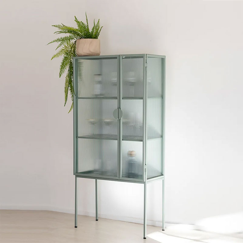 retro-display-cabinet-sea-foam-the-hometopia RETRO DISPLAY STORAGE CABINET - Image 1