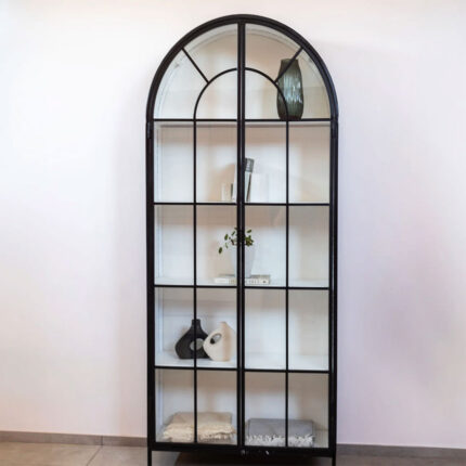 Vivienne Arched Cabinet South Africa powdercoated steel toughened glass